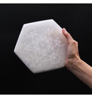 Placa de Carga Hexagonal 18cm - Dirección y Decisión