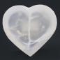 Cuenco de corazón de selenita - 15cm