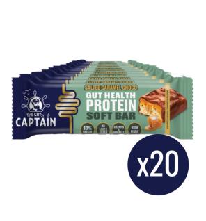 Barrita Chocolate con caramelo salado 20x50g The Gutsy Captain