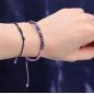 Vela de cristal del zodiaco con pulsera de piedras preciosas - Aquarious