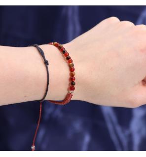 Vela de Cristal del Zodiaco con Pulsera de Piedras Preciosas - Leo