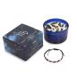 Vela de Cristal del Zodiaco con Pulsera de Piedras Preciosas - Virgo