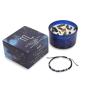 Vela de Cristal del Zodiaco con Pulsera de Piedras Preciosas - Escorpio