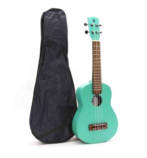 Ukelele Artesanal - Acabado Turquesa (4 Cuerdas)