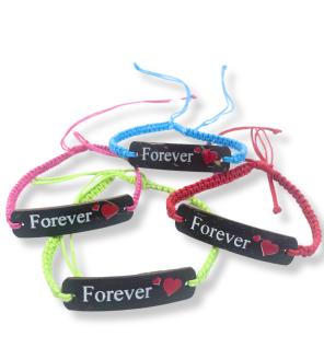 Pulseras de la Amistad Hechas a Mano - Amigos con Estampado de Coco (surtido)