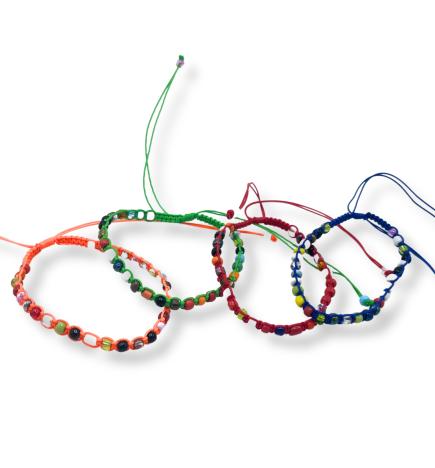 Pulseras de la Amistad Hechas a Mano - Mini Cuentas Forever (surtido)