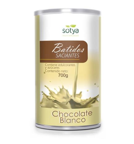 Batido saciante de chocolate blanco 700g Sotya