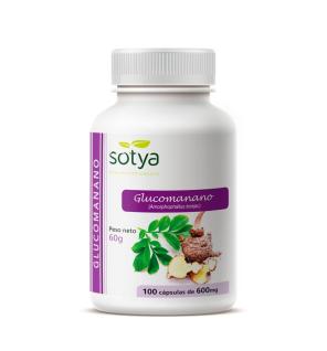 Glucomanano 600mg 100 capsulas Sotya