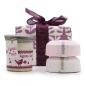 Set de Regalo: Bombas de baños de Provenza & té y rosas+ Vela de Piedra Lunar