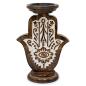 Candelabro de Madera de Mango - Hamsa - Grande 25x18cm