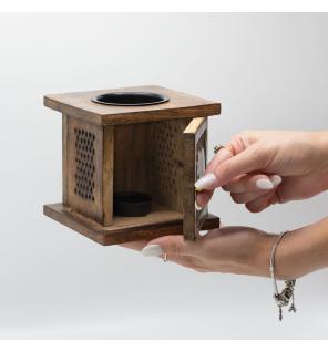 Quemador de caja grande de mango - Buda
