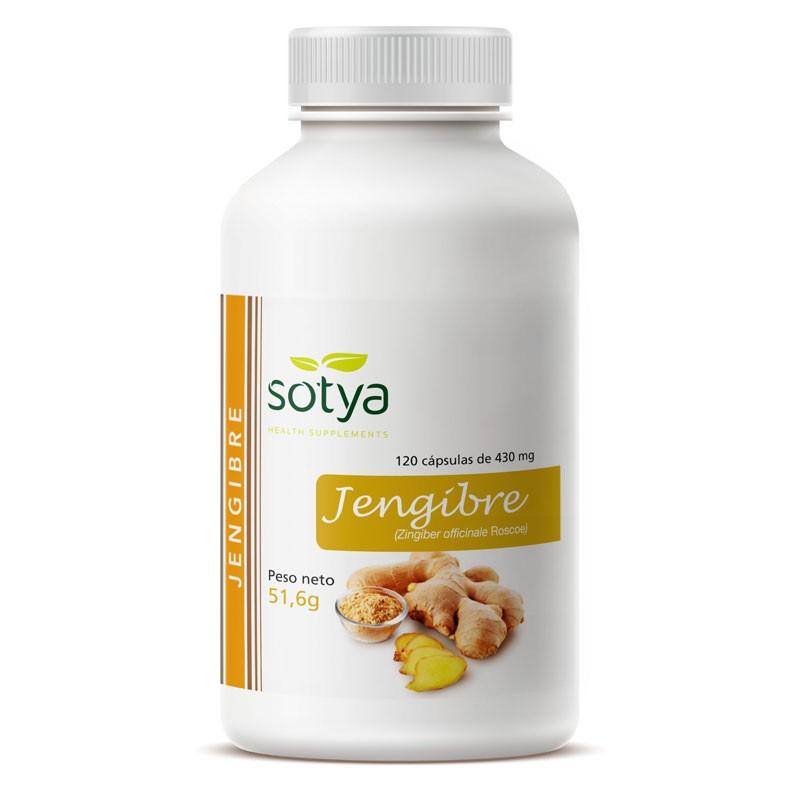 Jengibre 430mg 120 capsulas Sotya