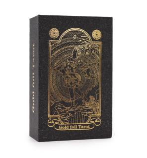 Tarot de color Dorado con Libro - Caja de Regalo