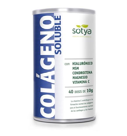 Colageno con magnesio marino sabor fresa 400g Sotya