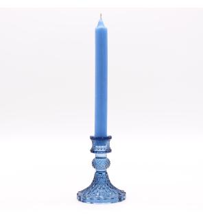 Portavelas vintage para cena - Azul real