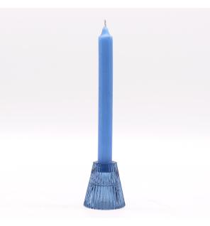 Portavelas reversible para cena / vela de té - Azul real