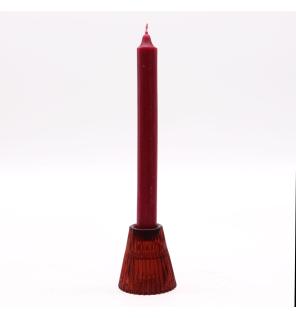 Portavelas reversible para cena / vela de té - Rojo Vampiro