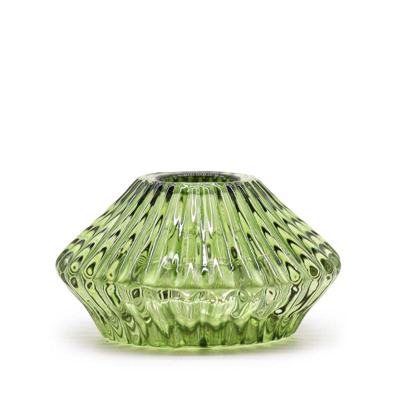 Portavelas reversible con diseño de flor para cena / vela de té - Jardín de Jade