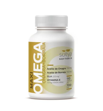 Maxi omega 6-onagra y borraja 500mg 110 perlas Sotya