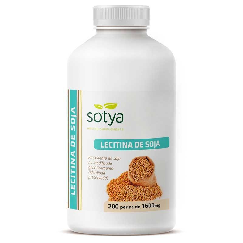 Lecitina de soja 1600mg 200 perlas Sotya