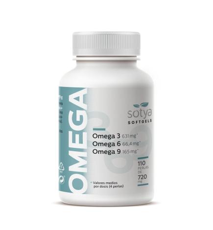 Omega 3, 6 y 9 500mg 110 perlas Sotya