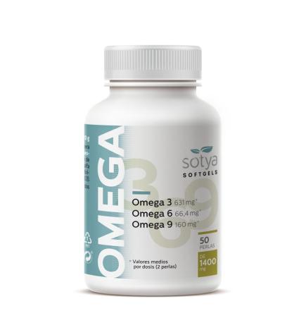 Omega 3, 6 y 9 1400mg 50 perlas Sotya