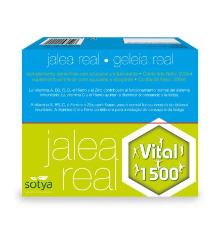 Jalea real vital 1500mg 10ml 20 viales Sotya