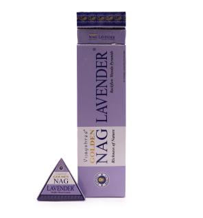 Conos de Incienso Jumbo Dorado Nag - Lavanda Back Reflujo 42g