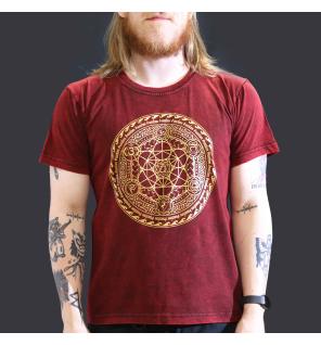 Camiseta Nomad Sari Pequeña - Chakra - Granate