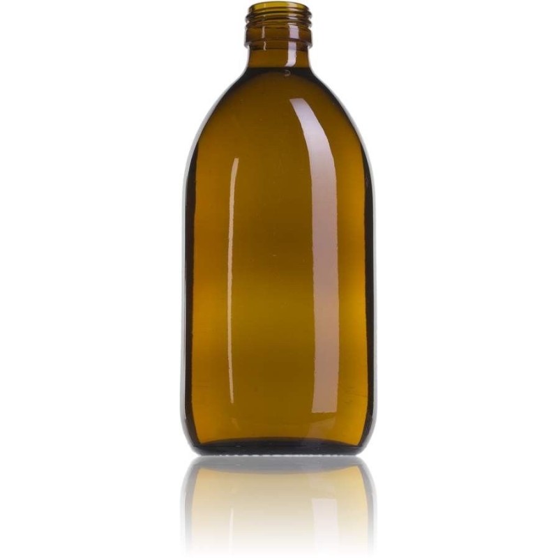 Frasco DIN28 Topacio 500ml Blister de 30 unidades