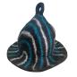 Sombrero de sauna de fieltro - Rayas negras y azules