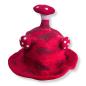 Sombrero de hongo de fieltro - Rush To The Head Rojo