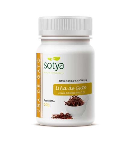 Uña de gato 500mg 100 comprimidos Sotya