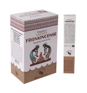 Varillas de resina de Incienso dorado para difuminar 30g (6 unidades)