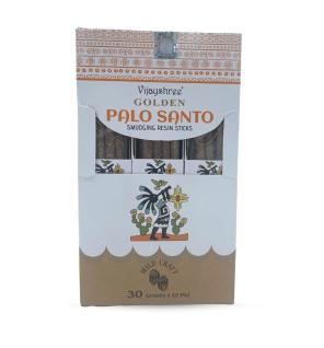Varillas de resina para difuminar Palo Santo dorado de 30 g (6 unidades)