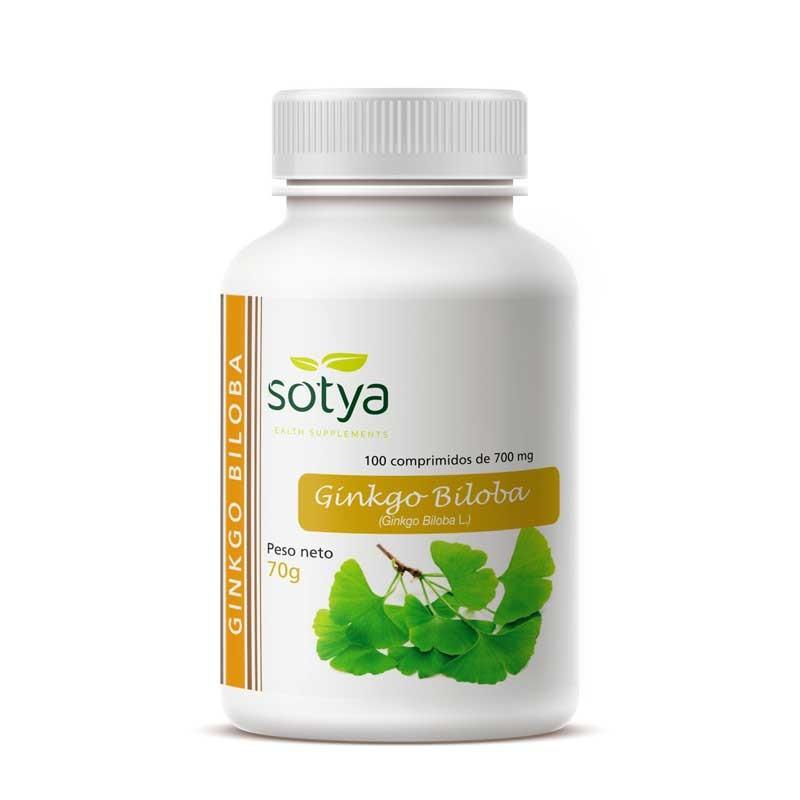 Ginkgo biloba 700mg 100 comprimidos Sotya