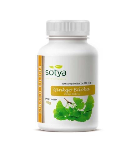 Ginkgo biloba 700mg 100 comprimidos Sotya