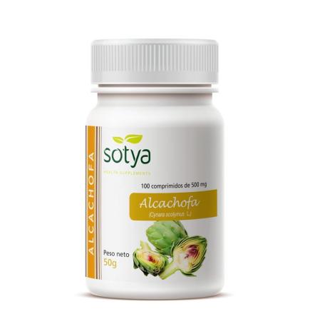 Alcachofa 500mg 100 comprimidos Sotya