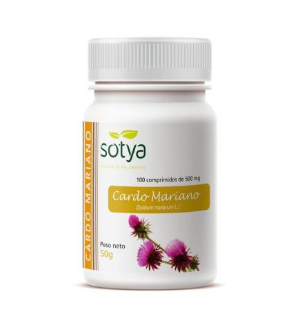 Cardo mariano 500mg 100 comprimidos Sotya