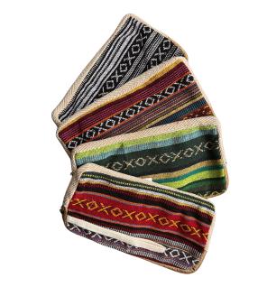 Bolsa con cremallera de cáñamo para teléfono (surtida)