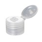 Tapon DIN28 Bisagra PET Transparente  (100 unidades)