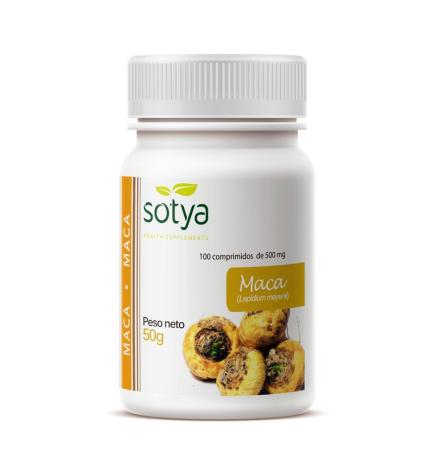 Maca 500mg 100 comprimidos Sotya