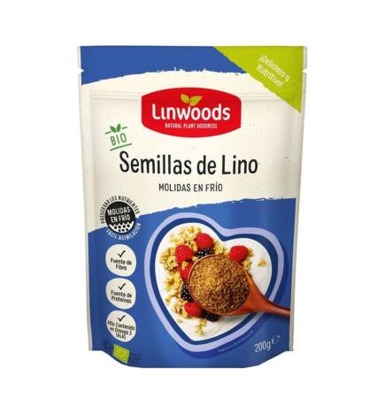 Semillas de Lino Molido Bio 200g Linwoods