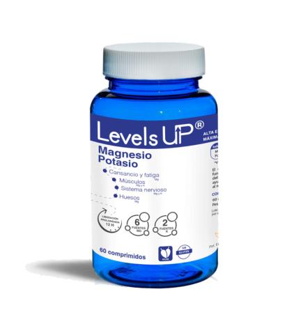 Magnesio y Potasio 60 comp Levels Up