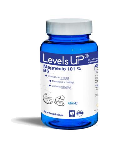 Magnesio 101% + Vitamina B6 60 comp Levels Up