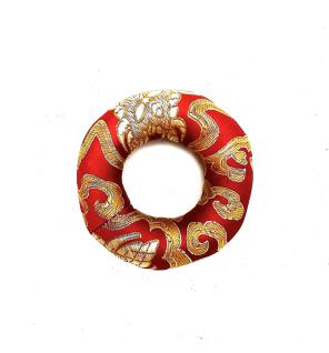 Cojín de aro de 8 cm (para cuenco tibetano de 10-12 cm) - Rojo