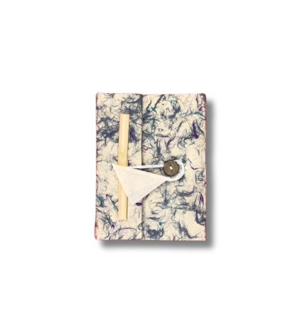 Cuaderno Mini Lokta - Algodón Azul Lokta 40 hojas