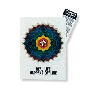Cuaderno Grande Lokta - Vida Real - Incluye marcapáginas