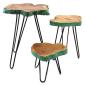 Juego de 3 maceteros de madera Gamell - Greenwash