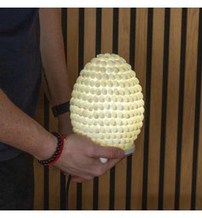 Lámpara Boho de Conchas Marinas - Concha Buting Ovalada
